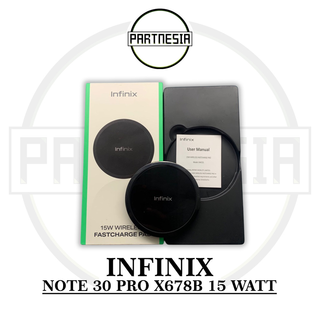 CHARGER WIRELESS INFINIX NOTE 30 PRO X678B 15 WATT ORIGINAL