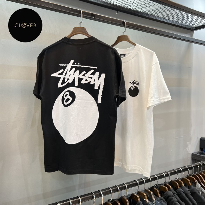 Kaos Pria STUSSY 8 Ball Graphic Print Tshirt PM