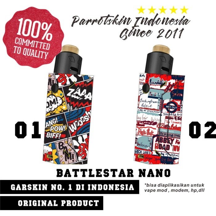 

Garskin skin premium Skin sticker warp Battlestar Nano mini comic