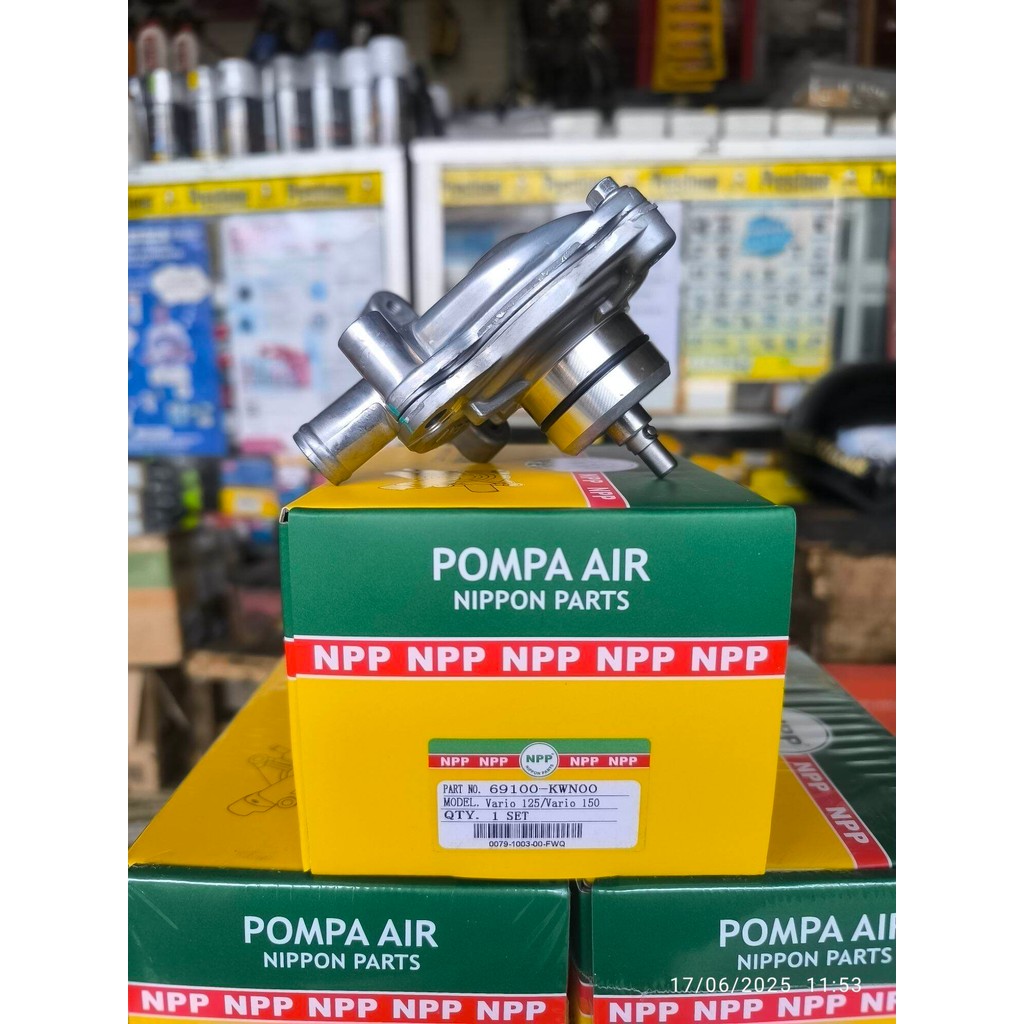 water pump assy/pompa air radiator set npp vario 125/150 seri kwn