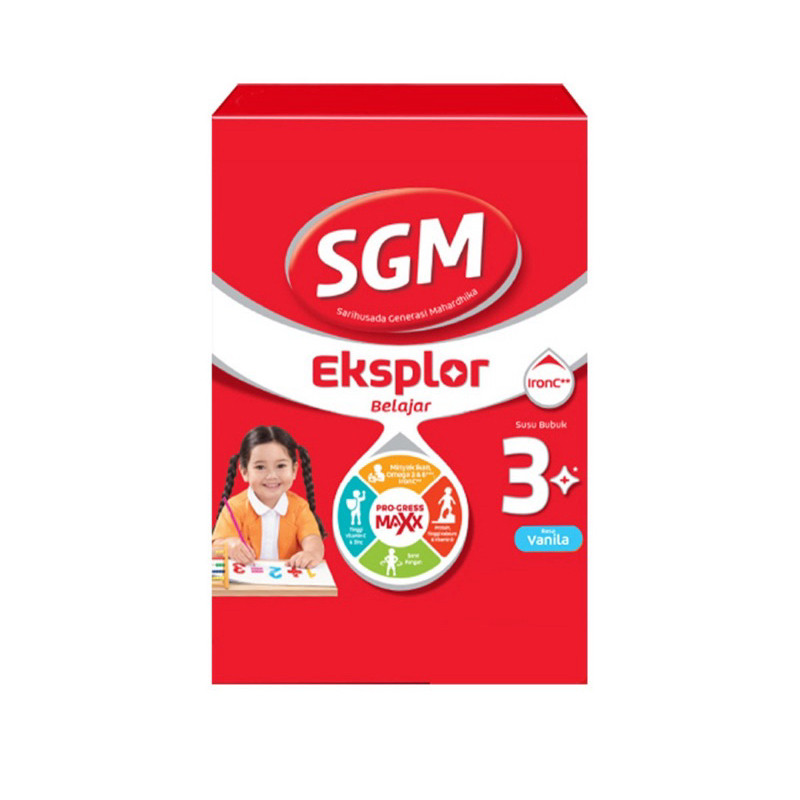 

SGM Eksplor 3+ IronC Susu bubuk pertumbuhan vanila cokelat madu 400gr