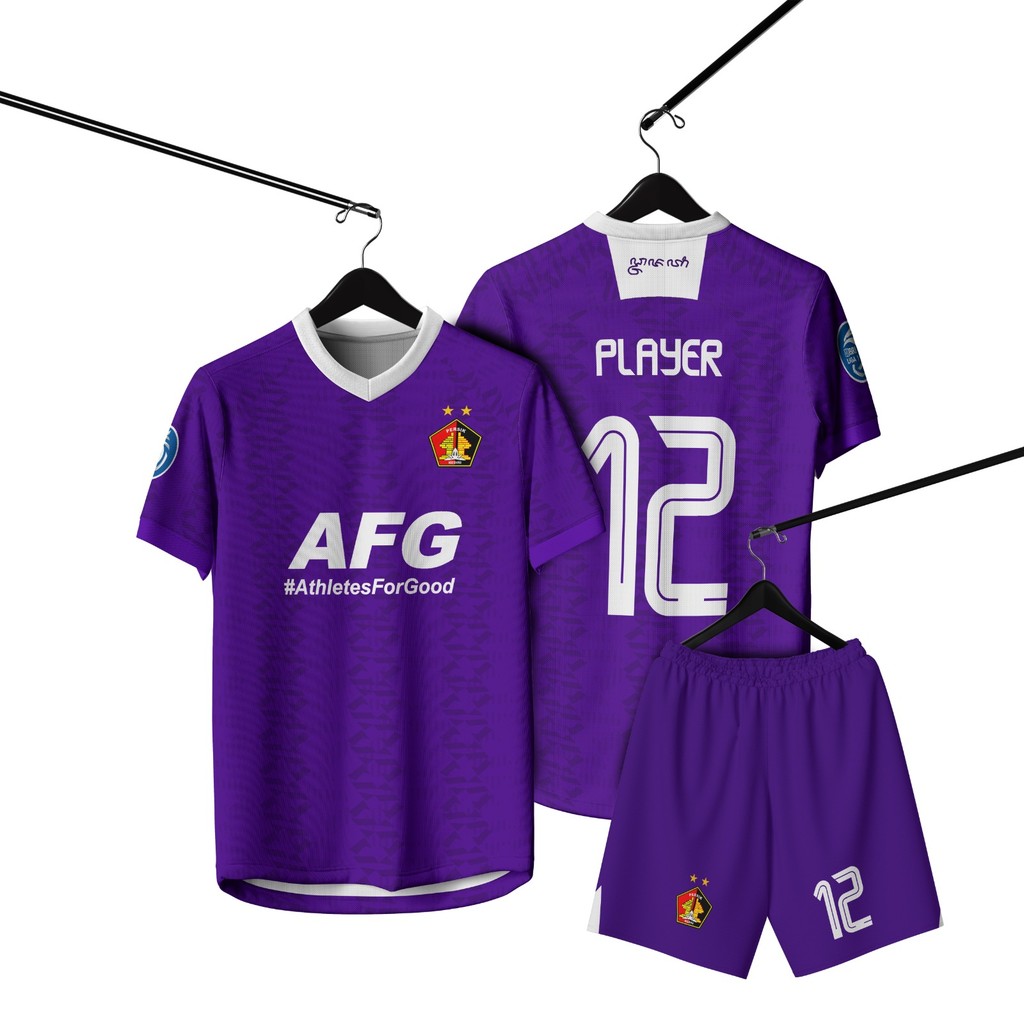 Jersey Sepak bola Persik Kediri Home 2024/2025 Full Printing