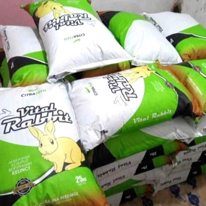 Expedisi Makanan Kelinci Vital Rabbit 25kg Rabbit Food Pelet Kelinci