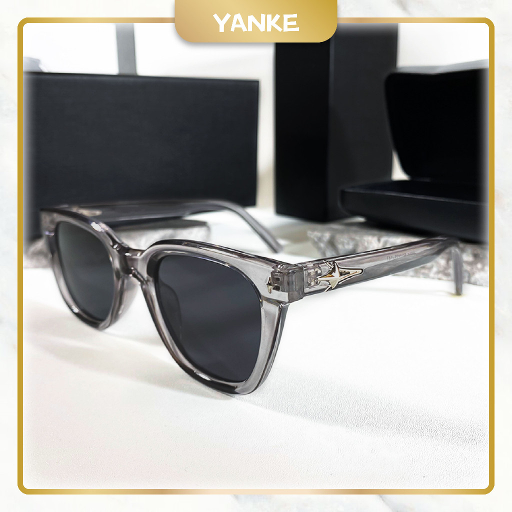 [Paket Kotak & Lap] Kacamata Hitam Uv400 Kacamata Wanita/Pria Sunglasses Korean Ins Fashion eyewear 