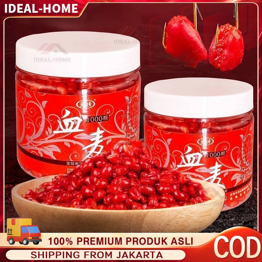 1000Pcs/Set Umpan Pelet Cacing Darah Umpan Ikan Mas Umpan Pancing Pelet Ikan Cacing Darah Merah