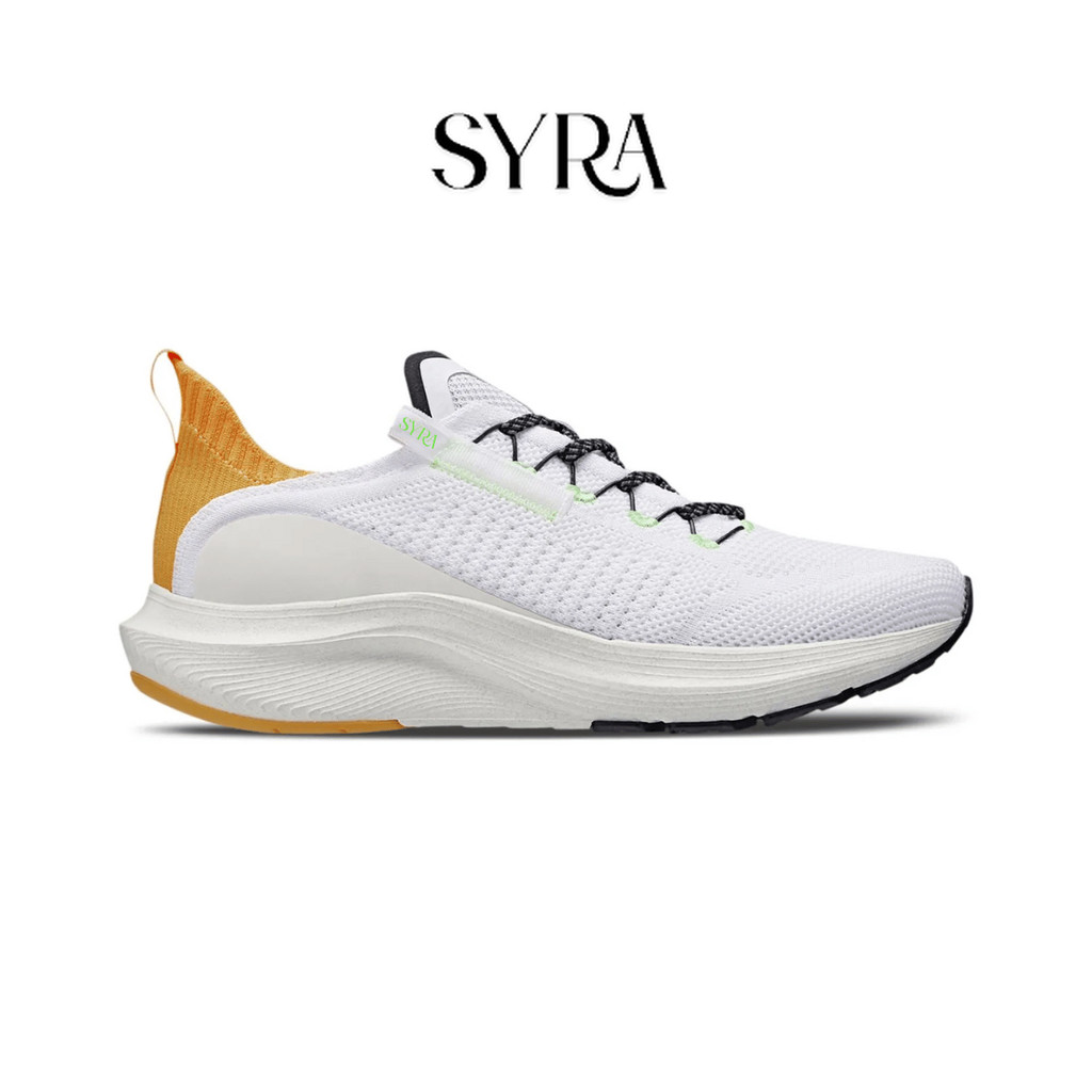 Syra - Sepatu Sneaker Slip On Pria White Gold
