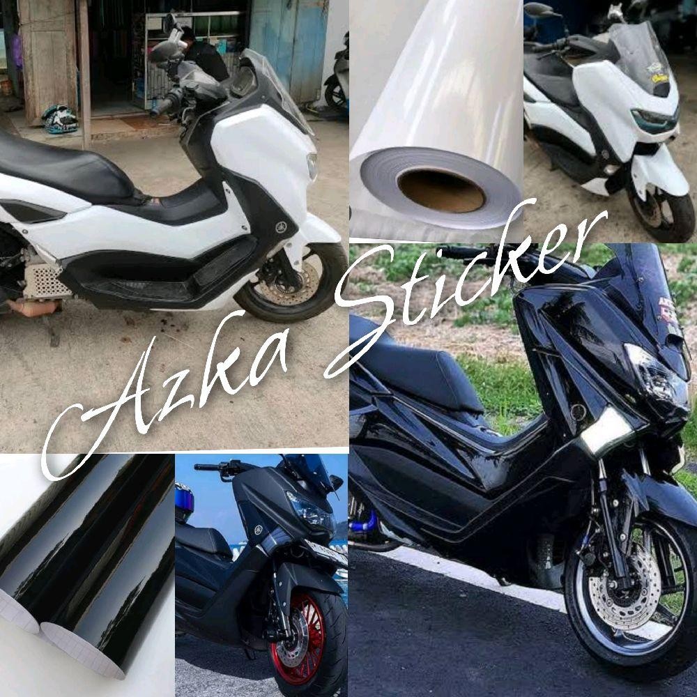 Stiker skotlet hitam glossy sticker motor hitam doff skotlet sekotlet putih glossy stiker sekotlet m