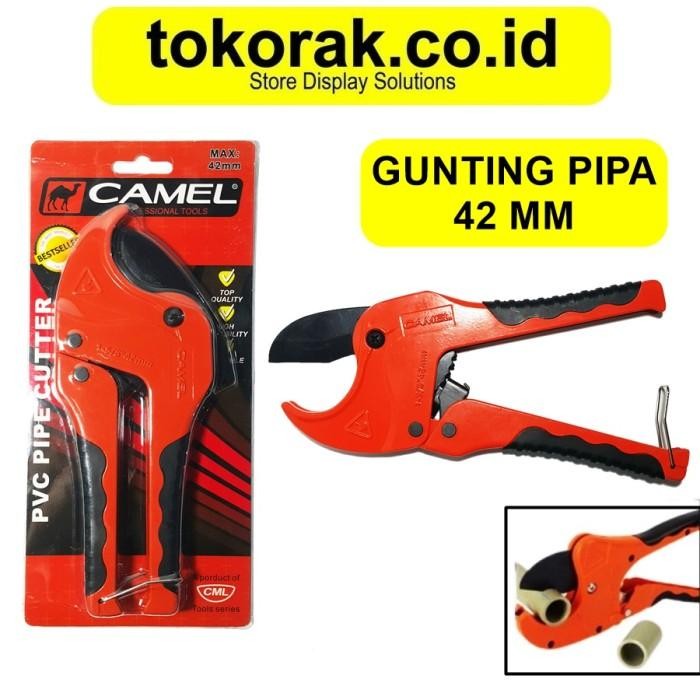 

GUNTING PIPA PVC 42 MM CAMEL PIPE CUTTER - GUNTING PARALON PRALON - BLISTER Sale
