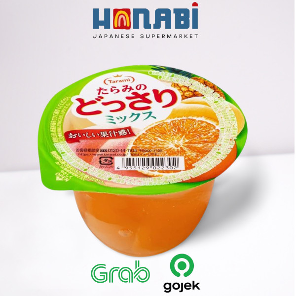 

Tarami Dossari Mixed Fruit Cup Jelly 230g - Jeli Agar Buah Campuran Made In Japan