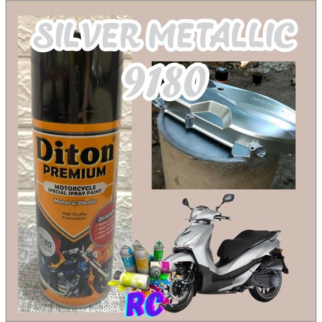 Cat motor diton premium 9180 silver metalik PILOK
