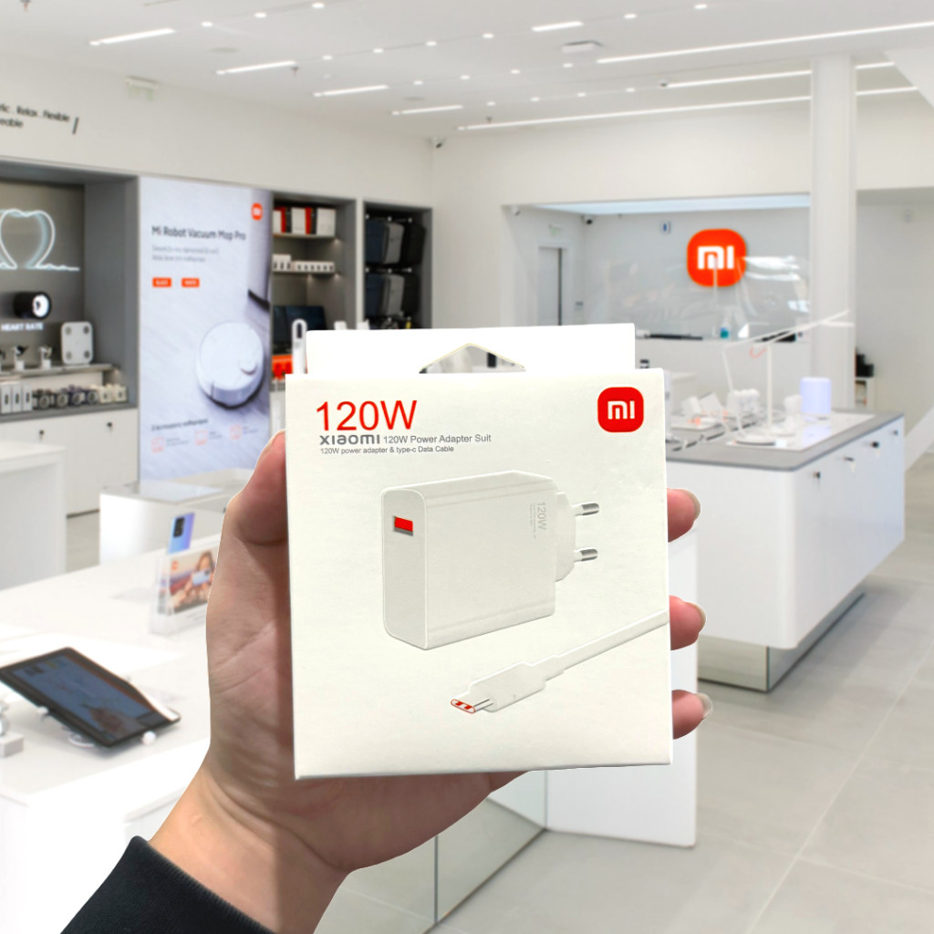 Charger Xiaomi 120W Hypercharge Turbo 120W Pengisi Daya Cepat Original 100% Charger Xiaomi