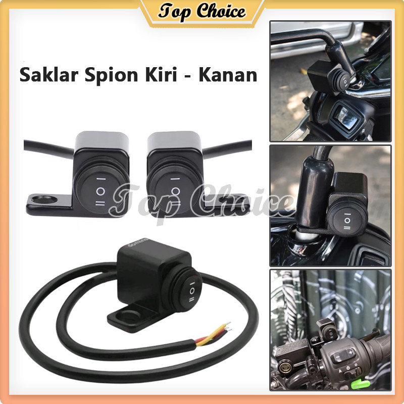 3 Mode Saklar Spion Kiri - Kanan Kualitas Tinggi Saklar Lampu Tembak