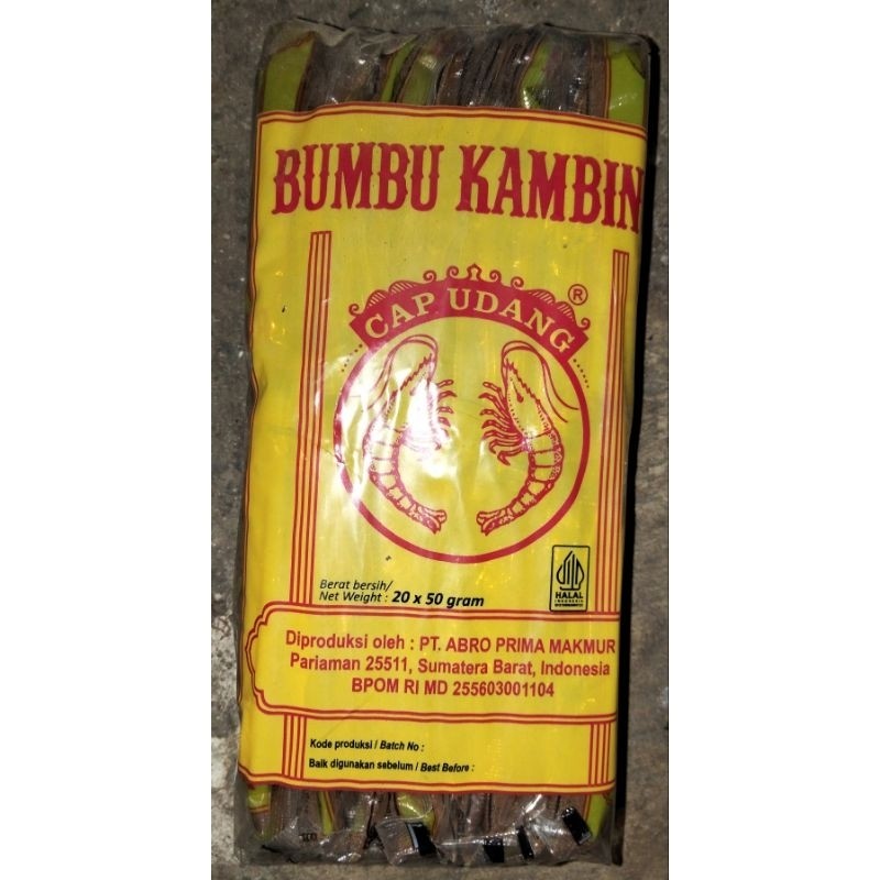 

bumbu kambing cap udang 1 pak