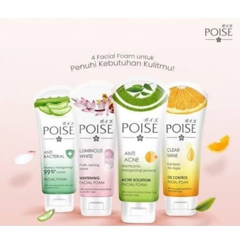 Poise Facial Foam 100ml