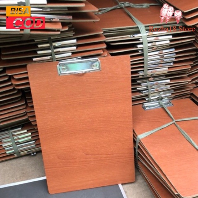 

R18 Clipboard Folio / Papan Ujian Kayu Ukuran F4 / Papan Jalan / Papan Klip