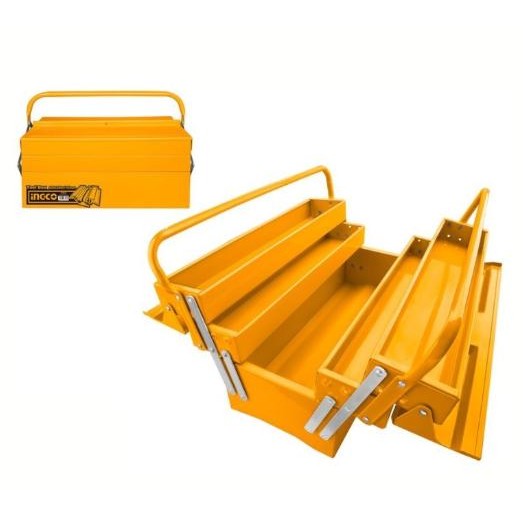 TOOLBOX BESI HD KOTAK PERKAKAS 3 TINGKAT TOOL SET TOOL BOX INGCO HTB03