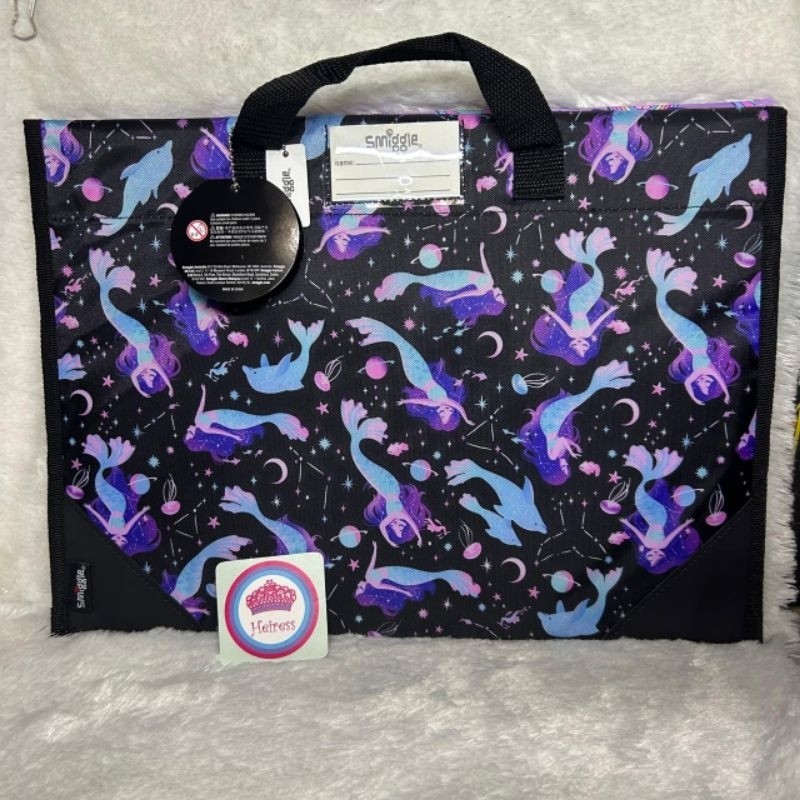 

Smiggle tempat kertas book bag file holder tas dokumen unicorn pink