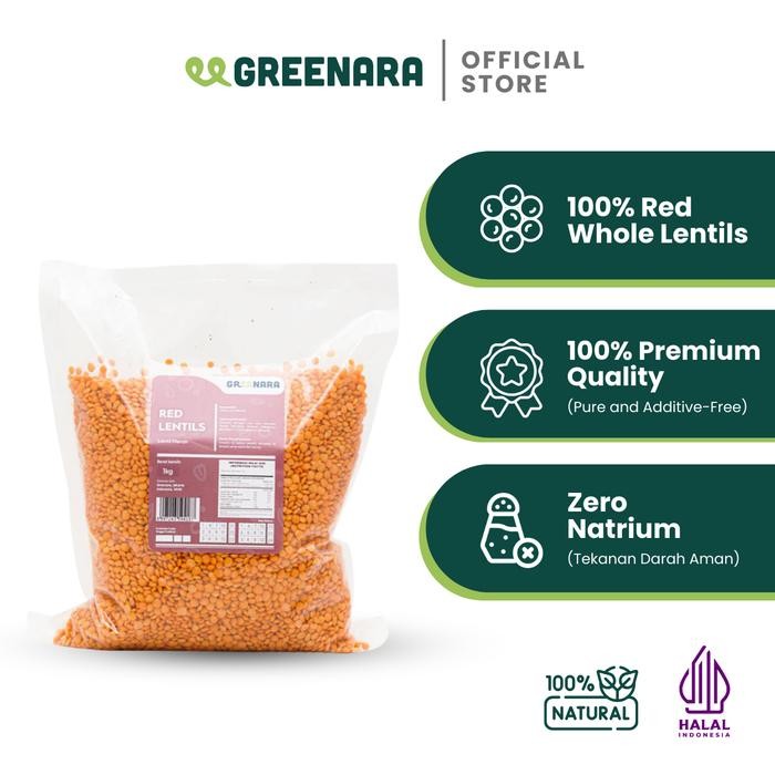 

Lentil Merah 1 Kg / Red Whole Lentils