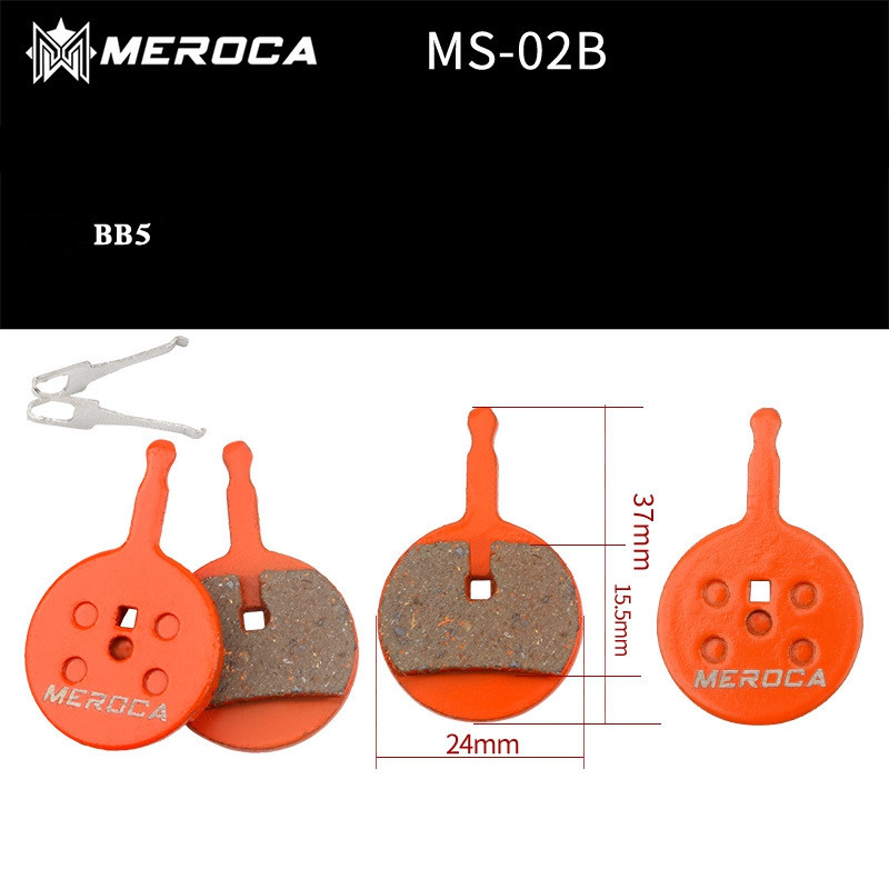 Brakepad Meroca kampas rem avid BB5 bulat sepeda mtb