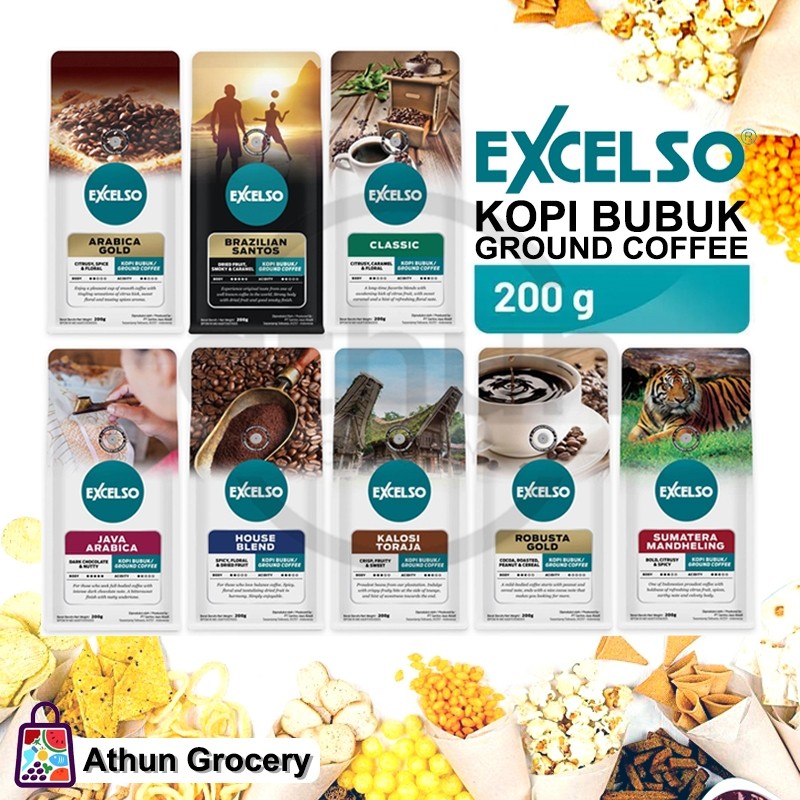 

Ready Excelso Kopi Bubuk / Ground Coffee Kemasan 200g