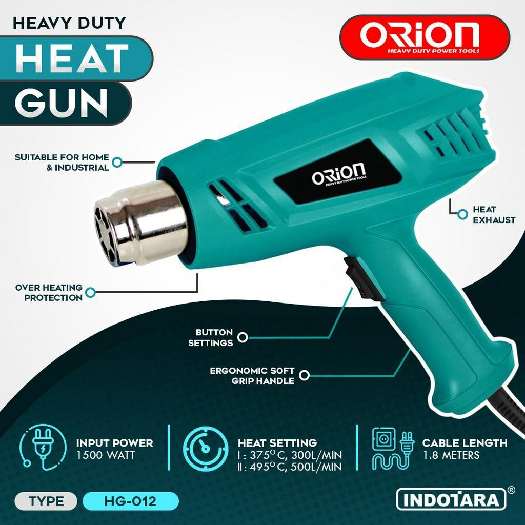 (HOT GUN BELTER YA) Bukan Heat Gun Hot Gun Electric Orion HG 012