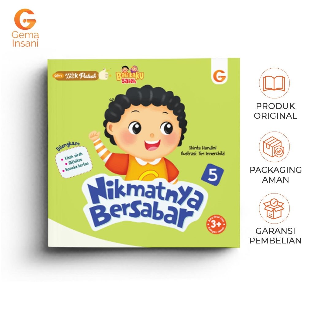 Nikmatnya Bersabar Buku Anak Seri Akhlak Anak Hebat Gema Insani GreatKiddos