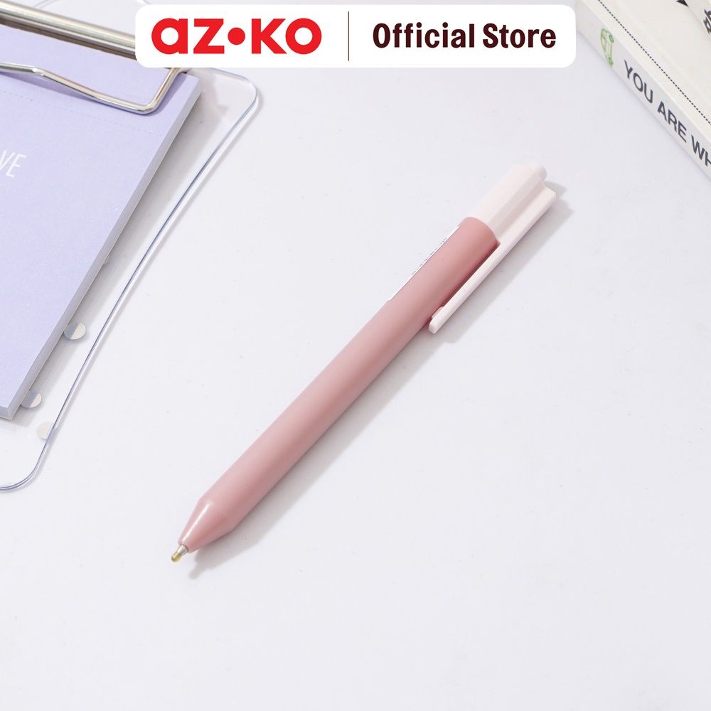 

AZKO Ataru Pulpen Hitam Retractable - Pastel