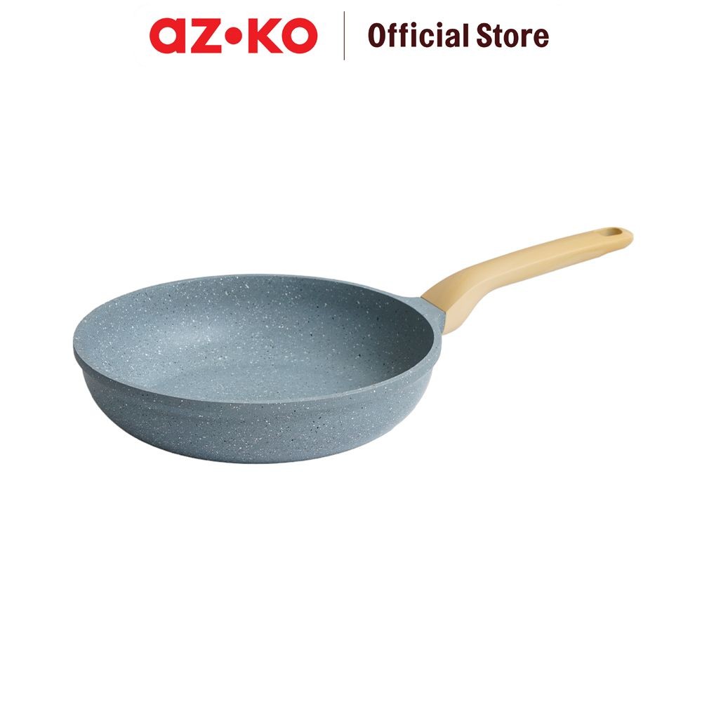 AZKO Culinart 26 cm Ultima Wajan Penggorengan - Abu-Abu Frypan Pan Wok Anti Lengket Non Stick Teflon