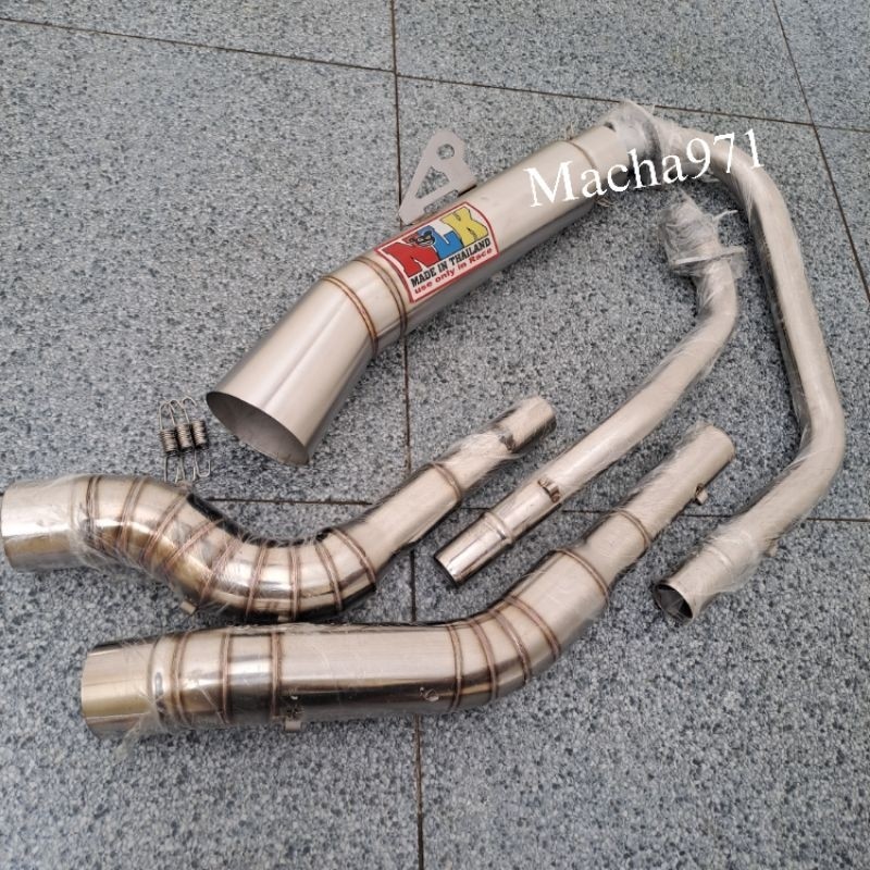1set NLK exhaust tube open pipe Rusi_TC125 150 175 skygo bajaj Tmx 125 155 Pinoy euro 125 150 vperma