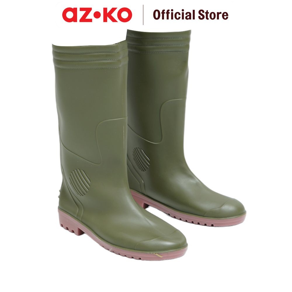 AZKO Krisbow Ukuran 43 Sepatu Boots Pengaman Srsb50k3l - Hijau