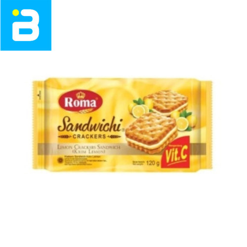 

Roma Sandwichi Crackers Lemon 120G