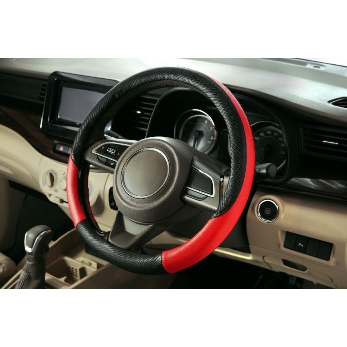 Cover Penutup Sarung Stir Orlando Mobil Innova Lama MURAH - Merah