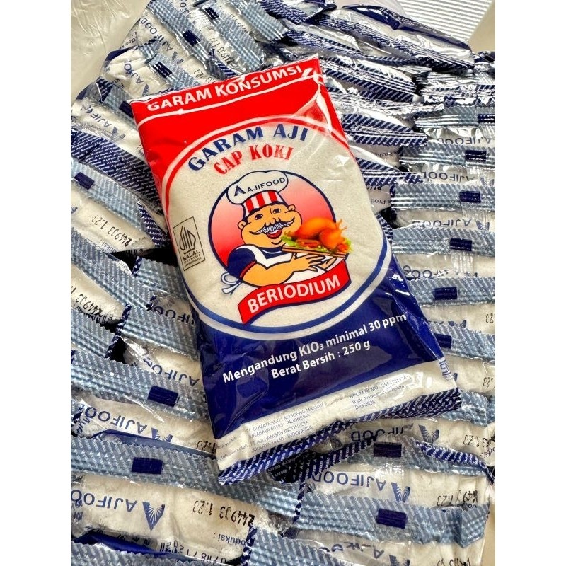 

Garam Aji Cap Koki 250 gram Ballan isi 40 pcs
