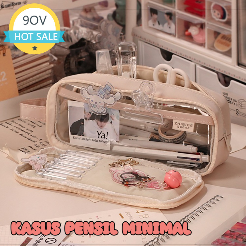 

COD Produk anak Tepak/tempat pensil transparant Import Kotak Pensil Kawaii Kapasitas Besar Kotak Pensil Pensil Lipat Kotak Pensil Pensil untuk Anak Perempuan Alat Tulis Siswa Kantor Perlengkapan Sekolah Perlengkapan Sekolah