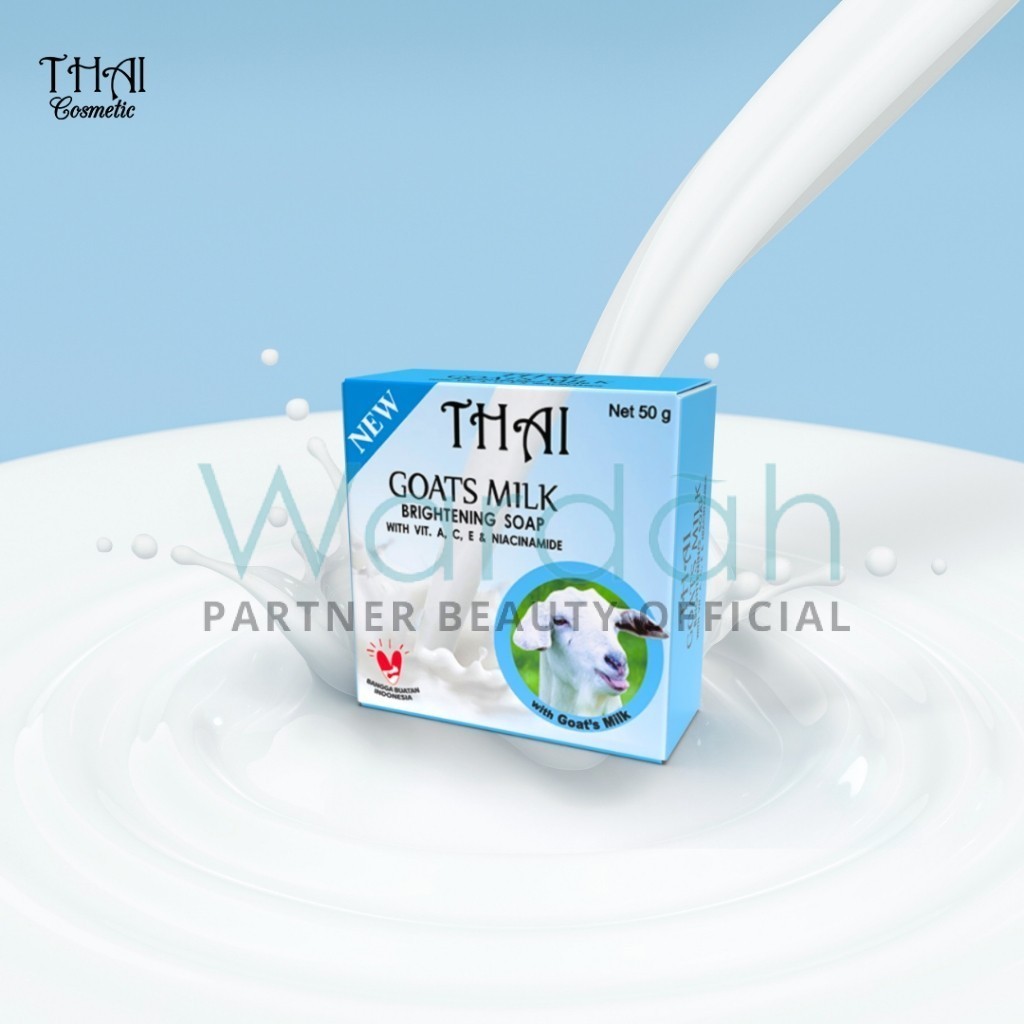 Thai Goats Milk | Rice Milk Soap 50gr - Sabun Susu Kambing & Beras
