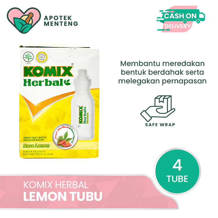 Komix Herbal Lemon Tube