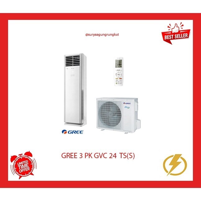 AC STANDING GREE 3 PK 2500 WATT GVC - 24 STS
