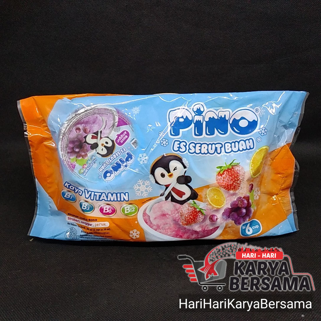 

MAKANAN RINGAN PINO ICE CUP ASSORTMENT FLAVOUR PACK 6'S X 75ML