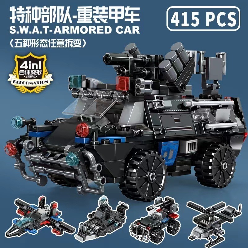 jy97pw [PaPaPa] - Lego Robot Murah Bricks Balok DIY Mainan Robot Mainan Block Toys Anak Laki-laki 3D