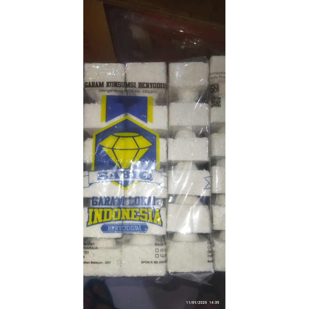

garam gandubriket beryodium 12 biji