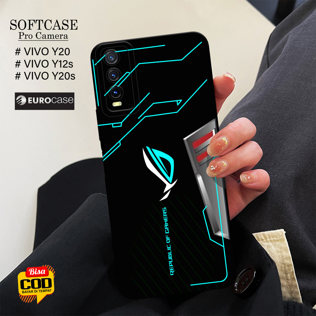 Soft Case Hp Vivo Y20 / Vivo Y20s / Vivo Y12s Terbaru - Fashion Case GAMING - Casing Hp Vivo Y20 / Y