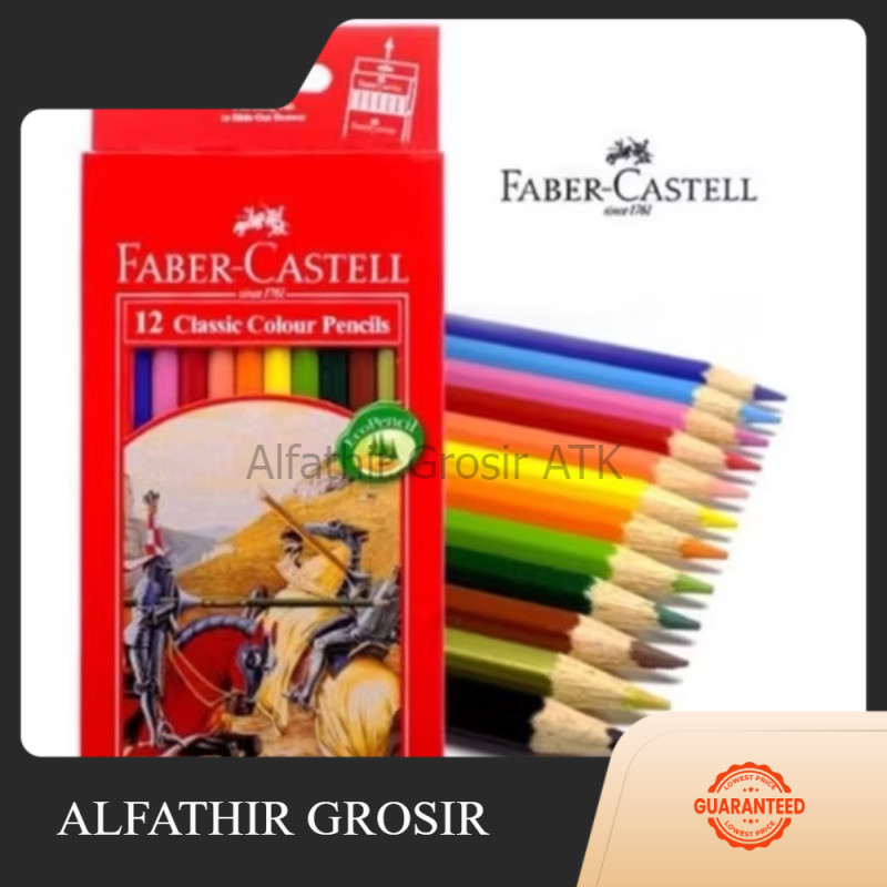 

PENSIL WARNA FABER CASTELL 12 WARNA COLOURS