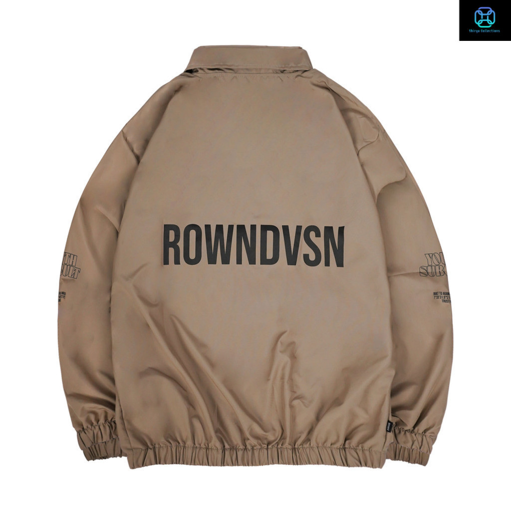 Rown Division Official Tracksuit Jacket - Rowndvsn Jaket Mortalia Cream