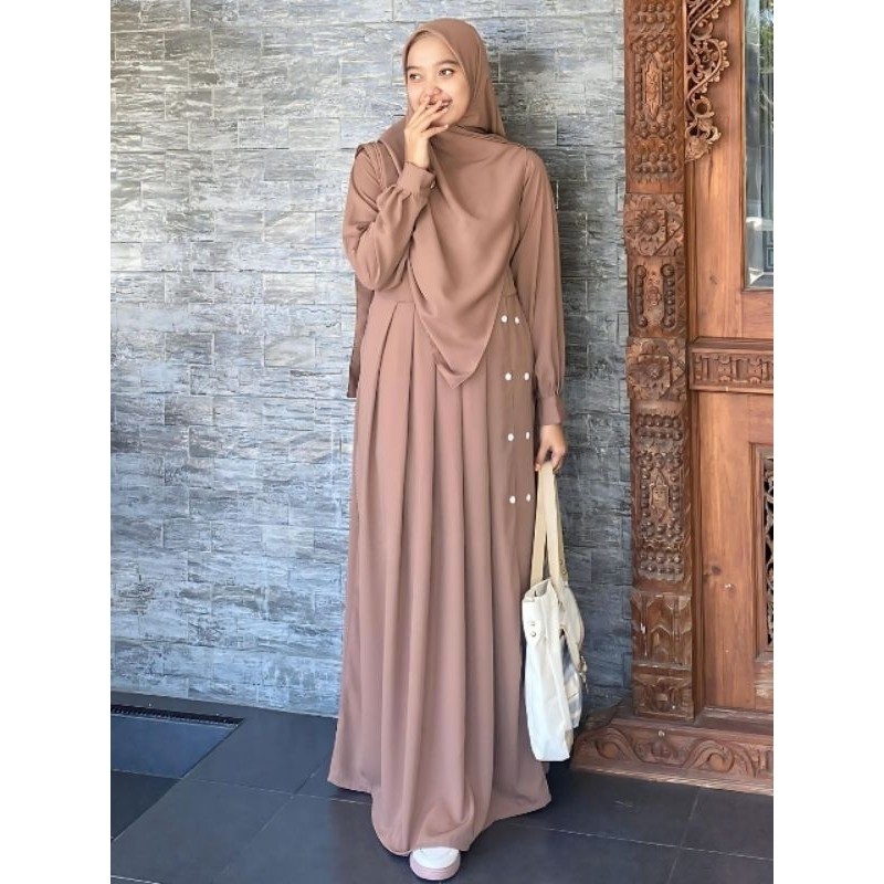 [HOT NEW] GAMIS AR RAYYAN gamis cringkle airflow premium gamis wanita muslimah baju muslim gamis sed