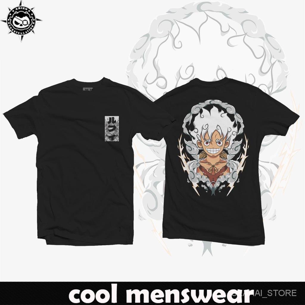 

Anime Shirt - ETQTCo. - One Piece - Luffy Gear 5th - Sun God Nika v2