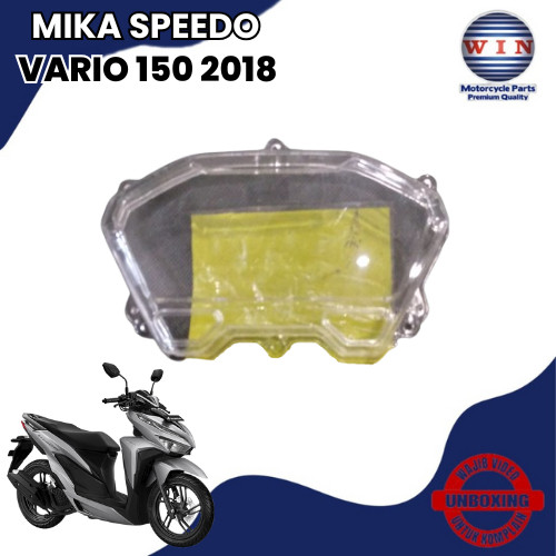 WIN MIKA SPEEDOMETER COVER MIKA KACA SPEEDO VARIO 150 NEW LED 2018/VARIO 125 2023 (K59 K2V) Kunci pa