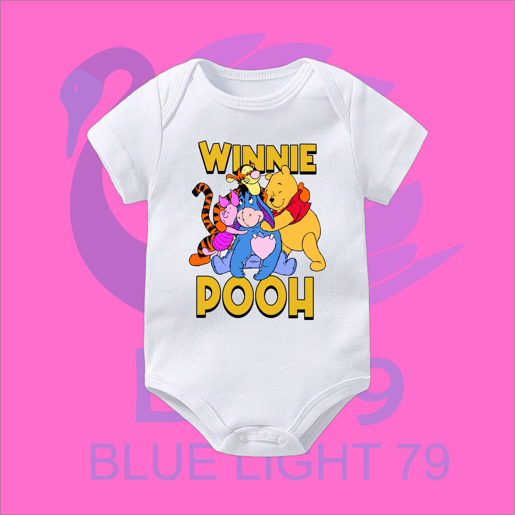 Baju bayi jumper baby WINNIE THE POOH - PIGLET - EEYORE - TIGER - KARTUN DISNEY Jumper bayi karakter