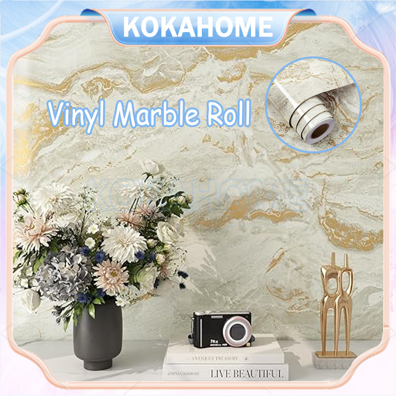 wallpaper 3D marmer / marble / wallpaper dinding