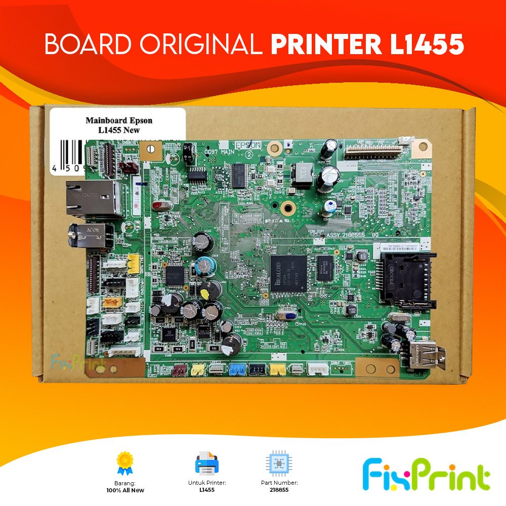 Board Epson L1455 Original Mainboard Epson L1455 Motherboard Epson L1455 Part Number 218855