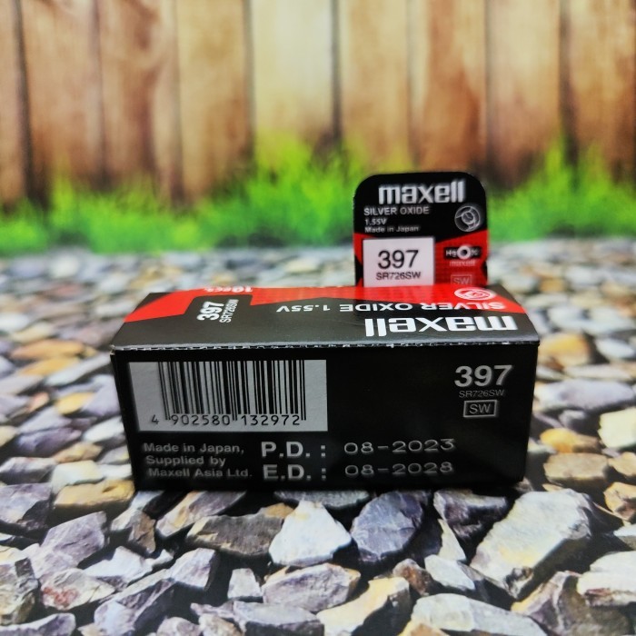 Baterai Jam Tangan Wanita Baby G BGA-130 Renata 397 SR726SW Original - Maxell